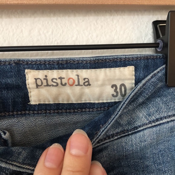 Pistola Tory Distressed Ankle Zip Skinny Jean - Picture 4 of 7
